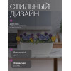 Кашпо BOTANICA автополив квадрат (18x9.5x8см, белый)