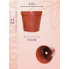 Горшок для рассады Botanica 5x4.1см (терракотовый)
