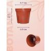 Горшок для рассады Botanica 6.7x5.7см (терракотовый)