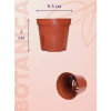 Горшок для рассады Botanica 9.3x7см (терракотовый)