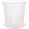 Горшок для орхидей BOTANICA AirCone c поддоном (15х15см, прозрачный)
