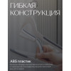 Вешалка-плечики антискользящая для одежды гибкая (1шт, пластик, серый)