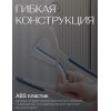 Вешалка-плечики антискользящая для одежды гибкая (1шт, пластик, синий)