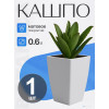 Кашпо BOTANICA Cactus высокое (10x15см, белый матовый)