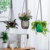 Кашпо подвесное с автополивом Botanica Liana (11.5x11.5см, зеленый)