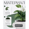 Кашпо BOTANICA автополив Rattan (11.5x11см, белый)
