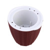 Кашпо BOTANICA автополив Rattan (13.8x14см, коричневый)