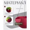Кашпо BOTANICA Rattan подвесное с дренажной сеткой (21x13.5см, красный)