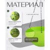 Кашпо BOTANICA Rattan подвесное с дренажной сеткой (26x16см, зеленый)
