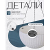 Кашпо BOTANICA Rattan подвесное с дренажной сеткой (21x13.5см, белый)