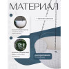 Кашпо BOTANICA Rattan подвесное с дренажной сеткой (26x16см, белый)