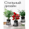 Кашпо BOTANICA автополив Twist (10x13.5см, черный)