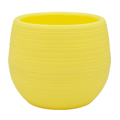 Горшок цветочный BOTANICA Bowl двойной (10x8см, желтый)