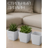 Кашпо Botanica Cactus (7.5х6.5см, белый глянцевый)