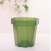 Горшок цветочный BOTANICA Glass с поддоном (12х12см, зеленый)