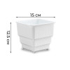 Горшок для кактусов и суккулентов Botanica Air (15x12.5см/2л, белый)