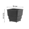 Горшок для кактусов и суккулентов Botanica Air (15x12.5см/2л, черный)