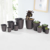 Горшок цветочный BOTANICA Cycle с поддоном (18.5x19см, серо-коричневый)