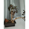 Горшок для бонсай и суккулентов Botanica с поддоном (16x12х6см/0.65л, коричневый)