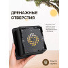 Горшок для бонсай и суккулентов Botanica с поддоном (16.5x16.5x8см/1л, коричневый)