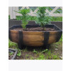 Кашпо BOTANICA Бочка напольное (41x29.5x18см/7л, коричневый)