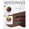 Кашпо подвесное с дренажной вставкой Botanica Rattan (26x16см, коричневый)