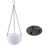 Кашпо BOTANICA Rattan подвесное с дренажной сеткой (21x13.5см, белый)