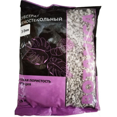 Субстрат пеностекольный BOTANICA 3-5мм (1.5л). Дренаж 