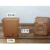 Горшок цветочный BOTANICA Compact квадратный (9.5х9.5см, коричневый)