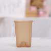 Горшок цветочный BOTANICA Compact квадратный (5х6.5cм, коричневый)