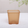 Горшок цветочный BOTANICA Compact квадратный (9.5х9.5см, коричневый)