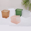 Горшок цветочный BOTANICA Compact квадратный (9.5х9.5см, коричневый)