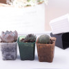Горшок цветочный BOTANICA Compact квадратный (5х6.5cм, коричневый)